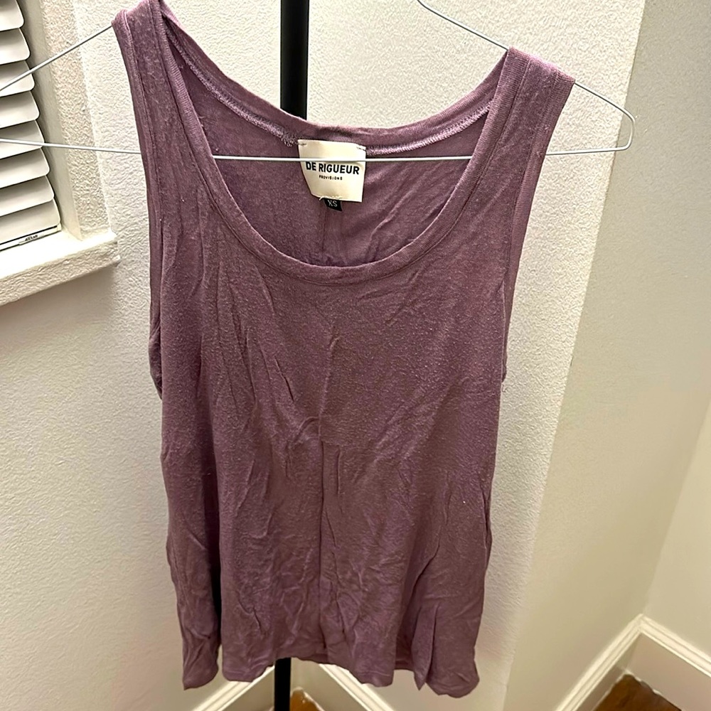 Lavender silky soft tank